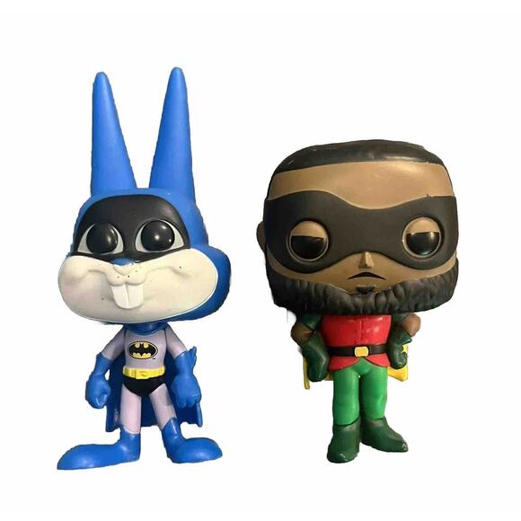 Funko Pop Movies Space Jam New Legacy Bugs Bunny Batman LeBron Robin Basketball - Picture 1 of 2
